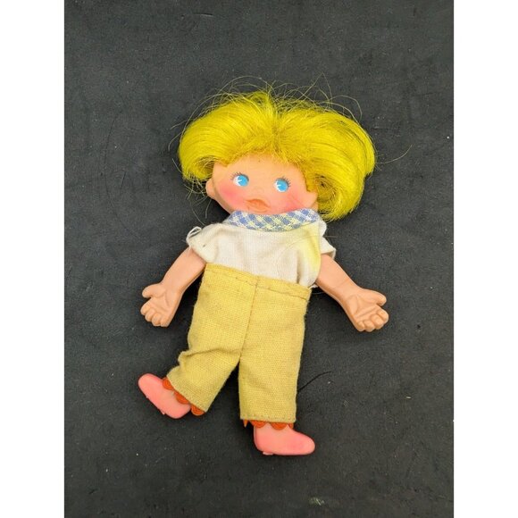 Vintage 1969 Ideal Baby Flatsy Doll toddler boy in outfit needs tlc - Picture 1 of 6